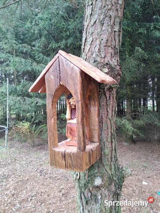 Drewniana kapliczka Wólka Leśna