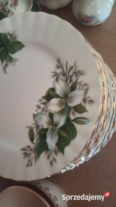 Talerzyk deserowy Royal Albert Trillium England Gdańsk