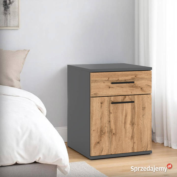Szafka Nocna Drewniana 1 Szuflada Stolik Elbląg
