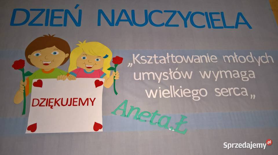 Dekoracje na Dzień Nauczyciela z brystolu 504 mazowieckie