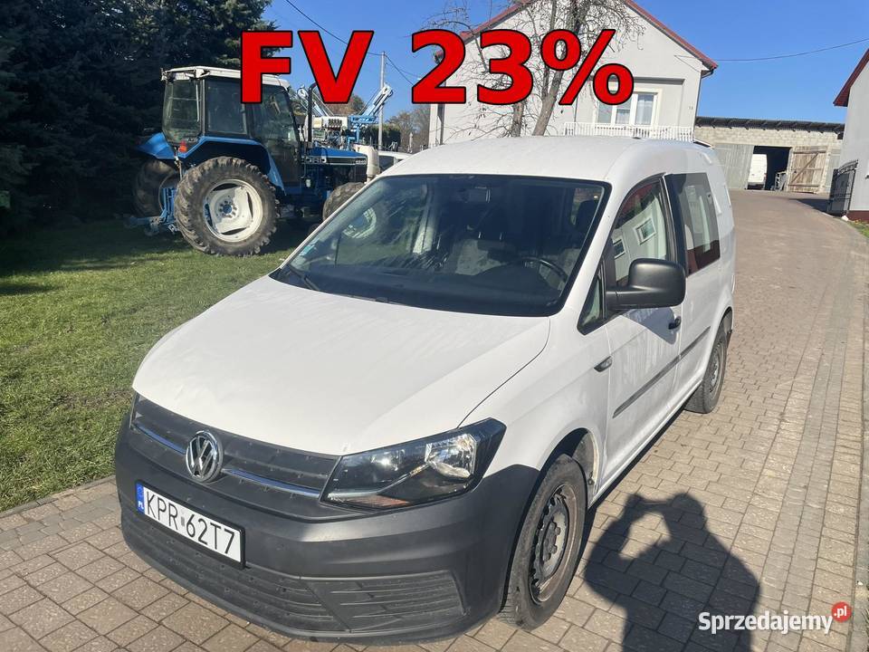 Volkswagen Caddy Caddy 2016 r wyposażenie nieuszkodzony Volkswagen Proszowice