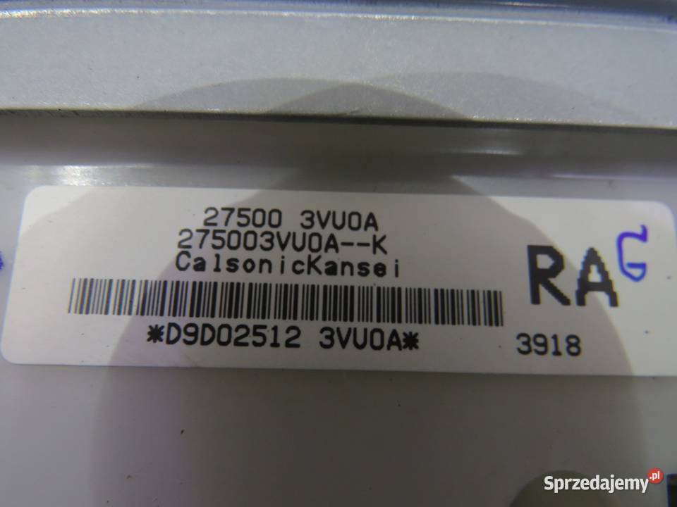 PANEL KLIMATYZACJI NISSAN NOTE E12 275003VU0A
