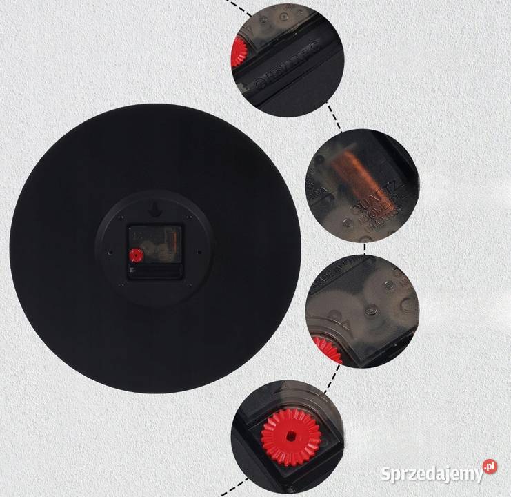 Nowy zegar winylowy Retro Vinyl Clock CICHY loft śląskie Gliwice