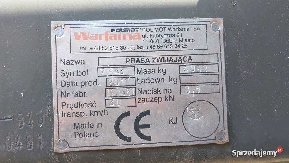 Prasa łańcuchowa rolująca stało komorowa URSUS Rolujące (belujące) Chróścice