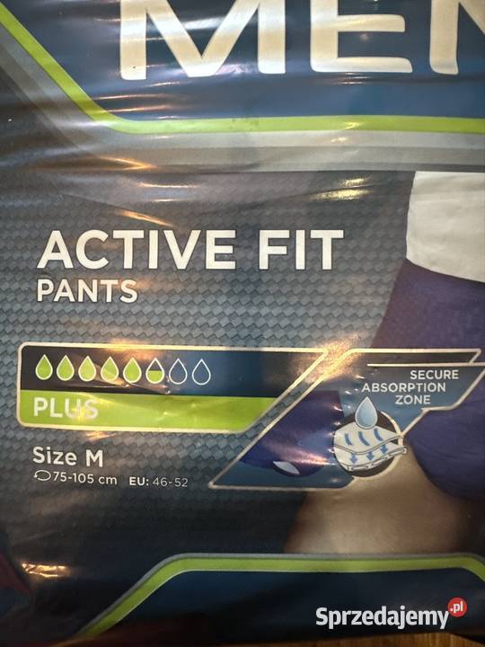 Tena Men Active Fit Pants Plus Majtki chłonne 12 Zabrze