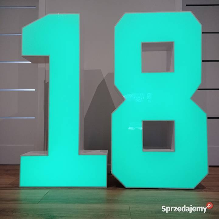 Cyfry LED wypożyczenie 1 8 18 Kalisz