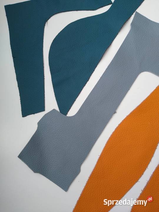 Skóra Licowa Włoska średnie i małe kawałki 4 Antyki, Sztuka, Kolekcje pomorskie Gdańsk