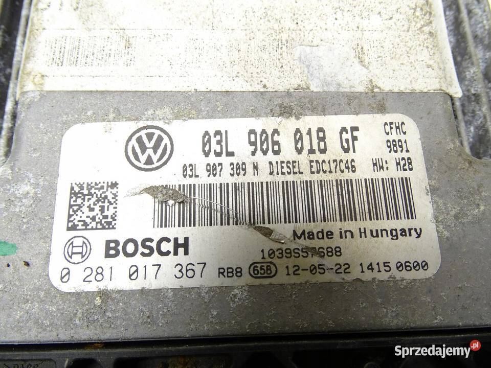 KOMPUTER STEROWNIK SILNIKA VW SCIROCCO III GOLF osobowe Komputery