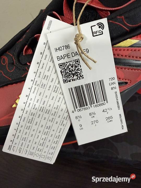 ButySneakersy Adidas Bape x Dame 9 JH0786 Rzeszów sprzedam