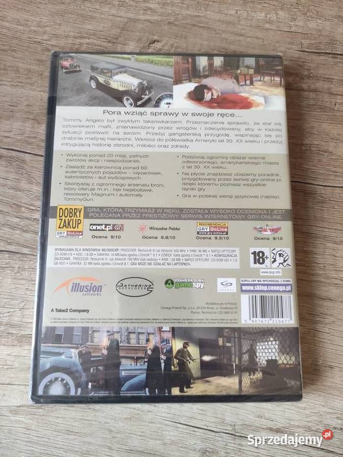 Gra PC Mafia 1 3 CDROM Kolekcja Klasyki Cenega Rzeszów
