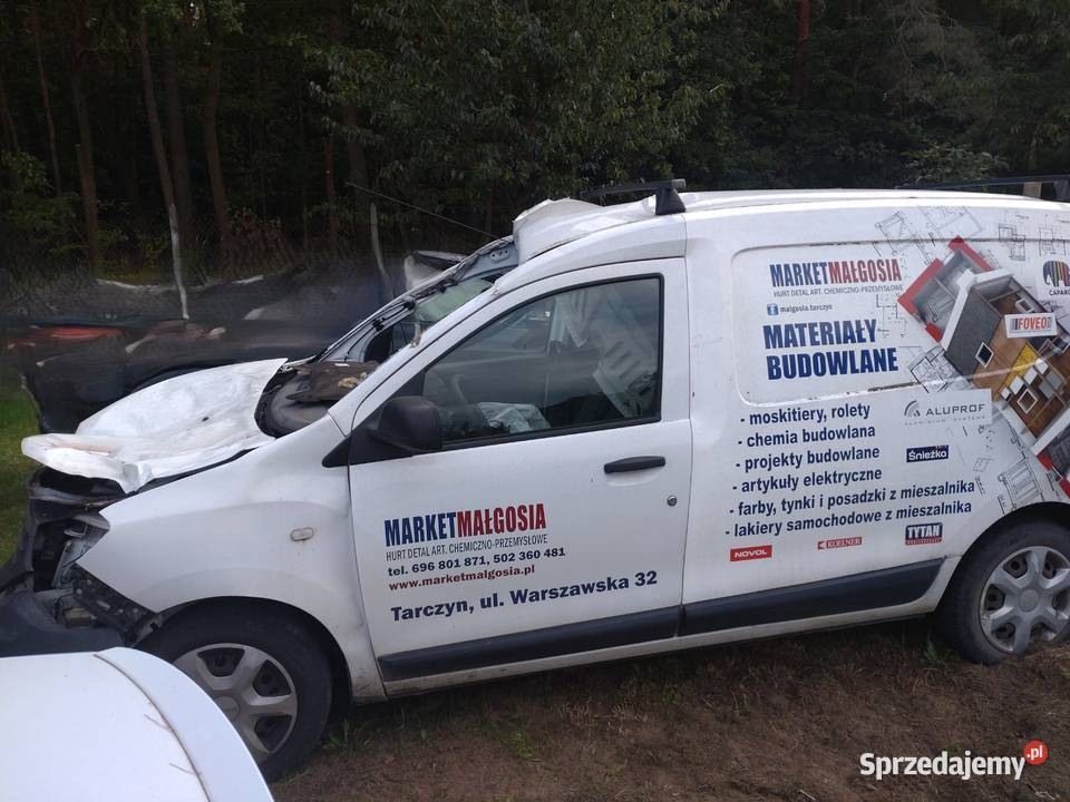 Dacia Dokker Van uszkodzona mazowieckie Podole