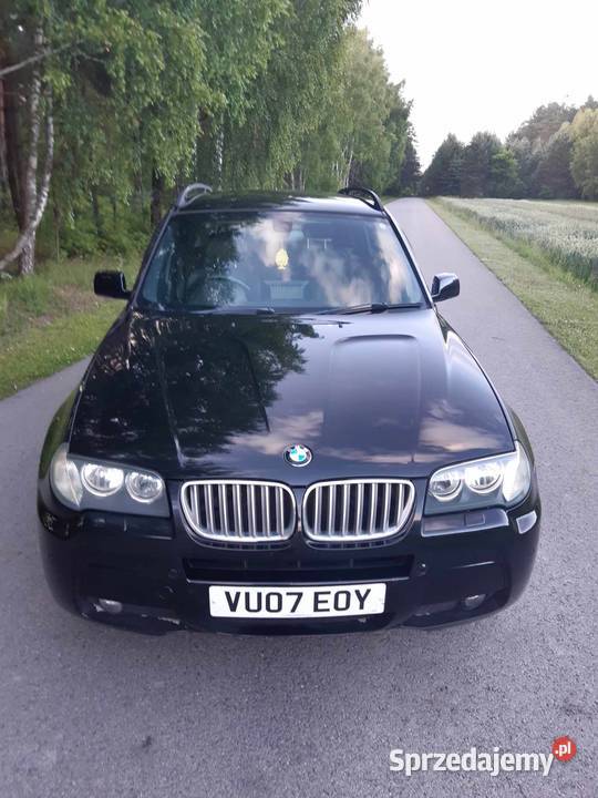 BMW X3 E83 Polift 2007 MSPORT 30 SD 286 Rok produkcji 2007 Tomaszów Lubelski