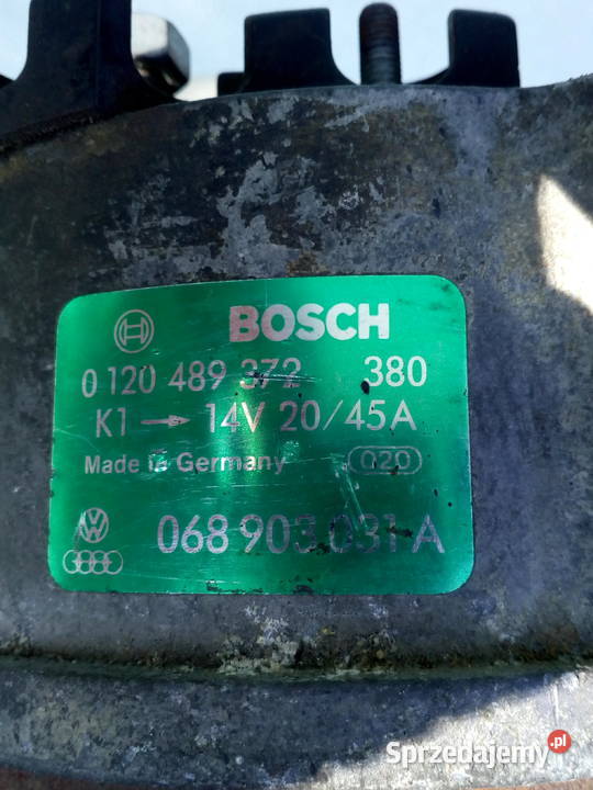 Alternator VW GOLF II 16 Diesel podkarpackie Rzeszów