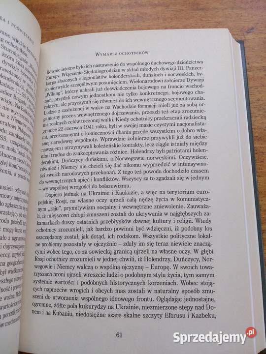 Ochotnicy WaffenSS Idea i poświęcenie Steiner Wrocław