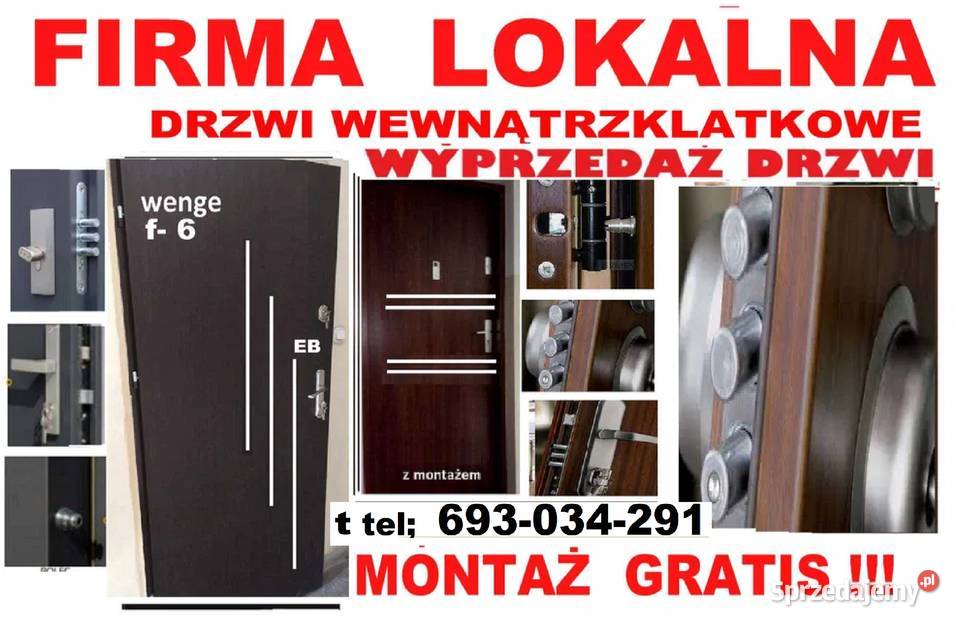 Drzwi do mieszkania w bloku zewnętrzne Ruda Śląska