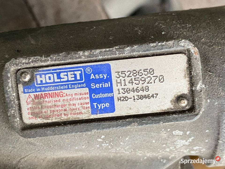 Turbo Holset Scania H2D1304647 3528650 1304648 lubuskie Maszewo