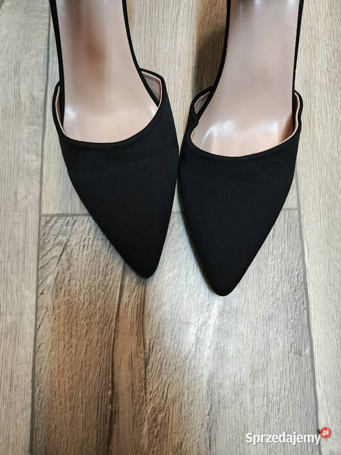 42 Czarne zmysłowe czółenka wieczorowe NOWE Kraków