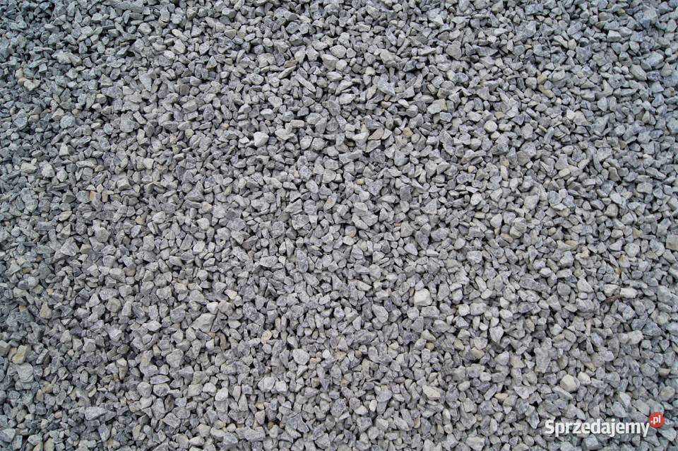 Grys dolomitowy kolor jasny szary frakcja 816 mm mazowieckie
