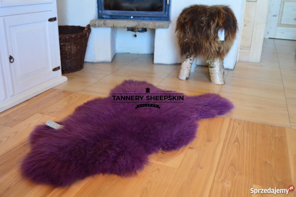 Skóra Owcza Filoetowa Dekoracyjna Naturalna Szaflary sprzedam