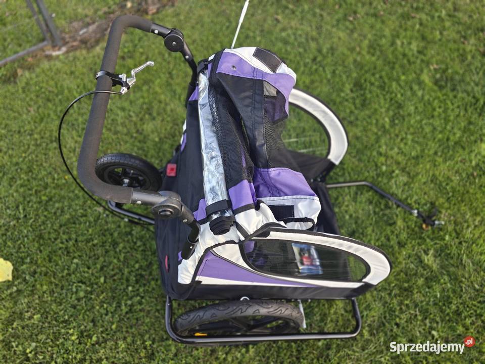 PRZYCZEPKA ROWEROWA AMORTYZOWANA REGULOWANA łódzkie