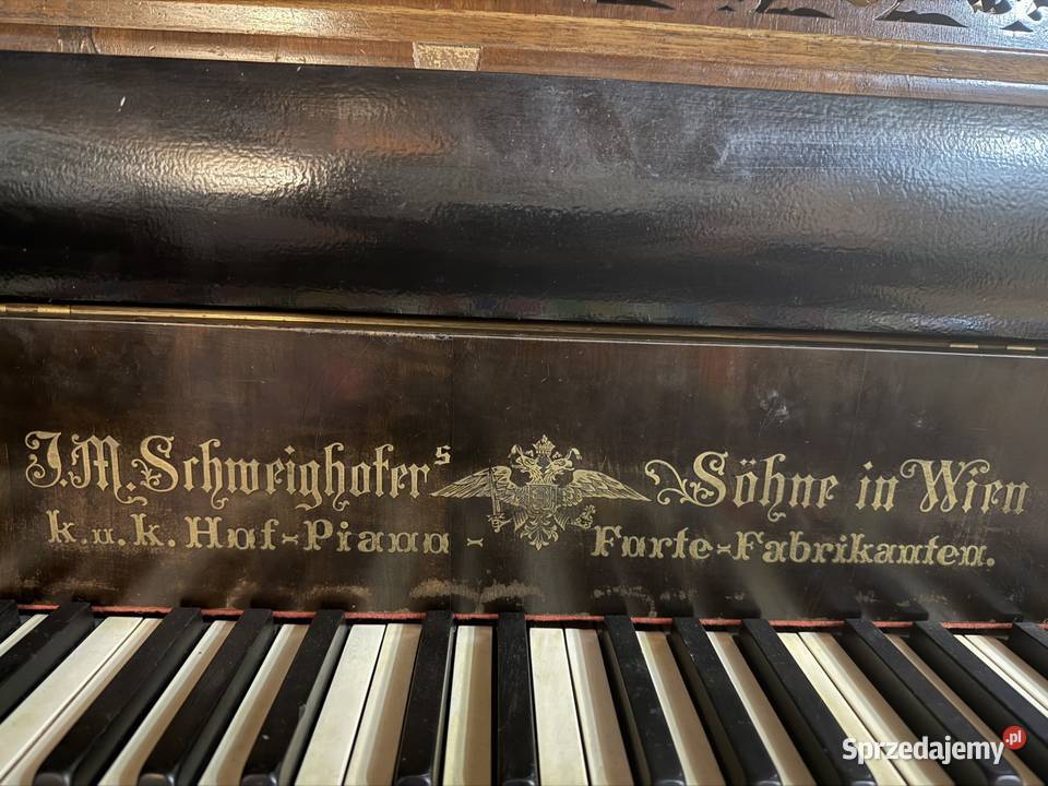 Fortepian Wiedeński Sprawny grający łódzkie Lubochnia sprzedam
