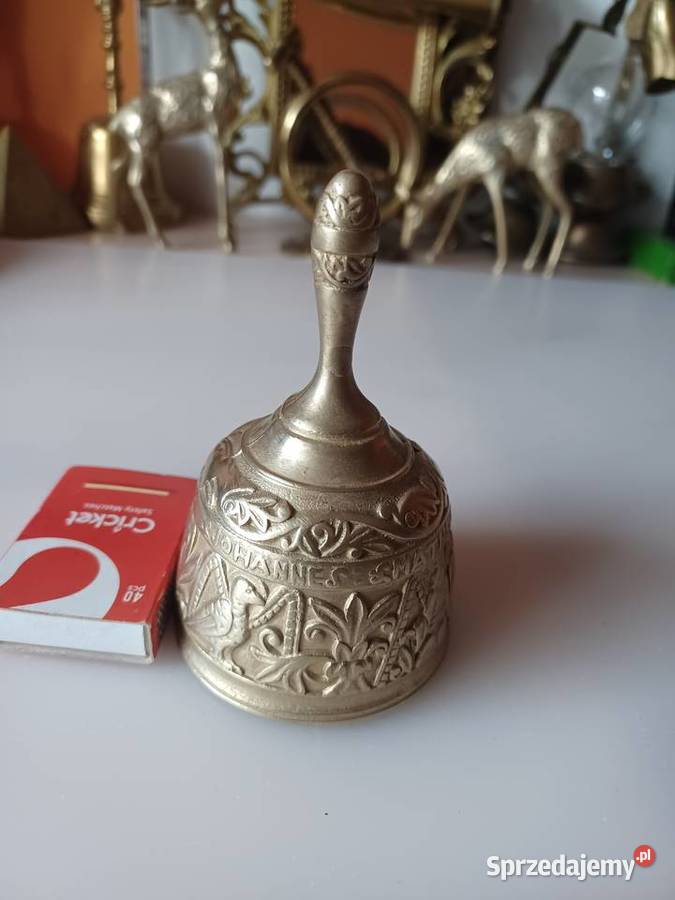 Piękny dzwonek mosiężny Poznań