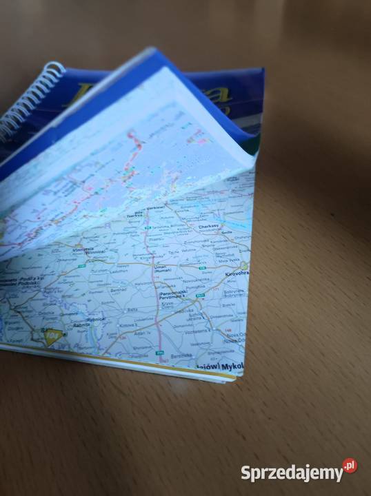 Polska turystyczny atlas mapa przewodnik Kielce