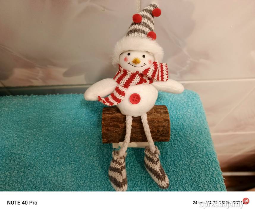 dekoracja świąteczna bałwanek Łódź