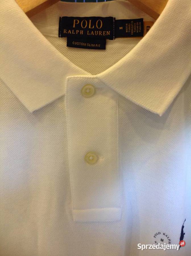 Koszulka POLO RALPH LAUREN ML Biała NOWA Nowa Sól