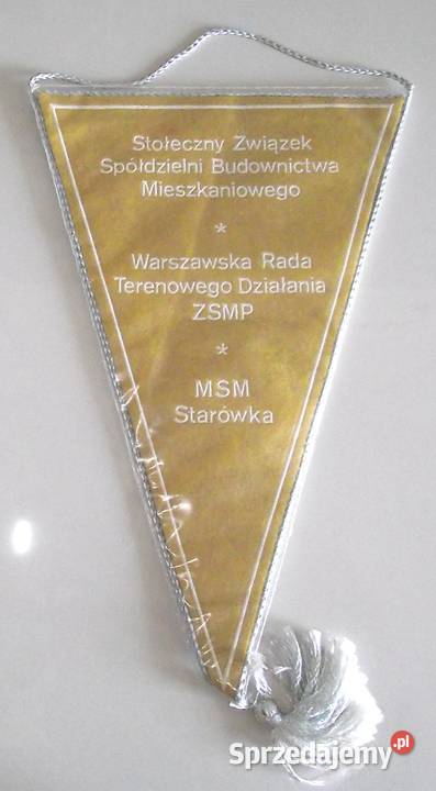 Mistrzostwa Warszawy w ringo 1979 proporczyk mazowieckie Warszawa