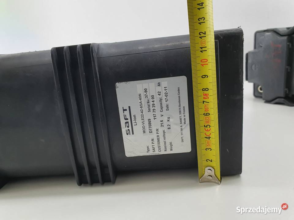 AKUMULATOR BETERIA SAFT LITOWOJonowy 216v 972Wh Janowice