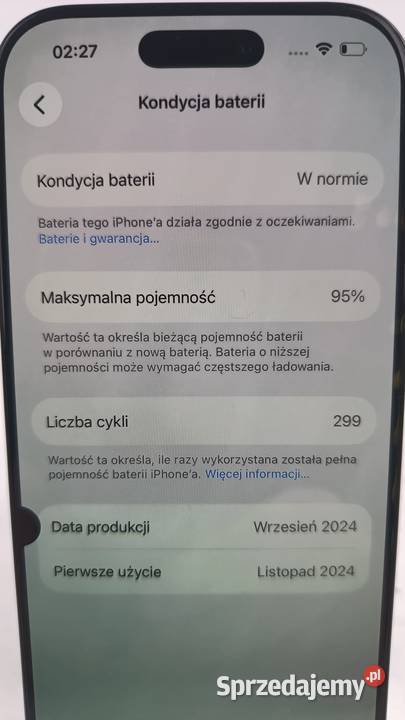 Smartfon APPLE iPhone 16 Pro 8256GB Katowice