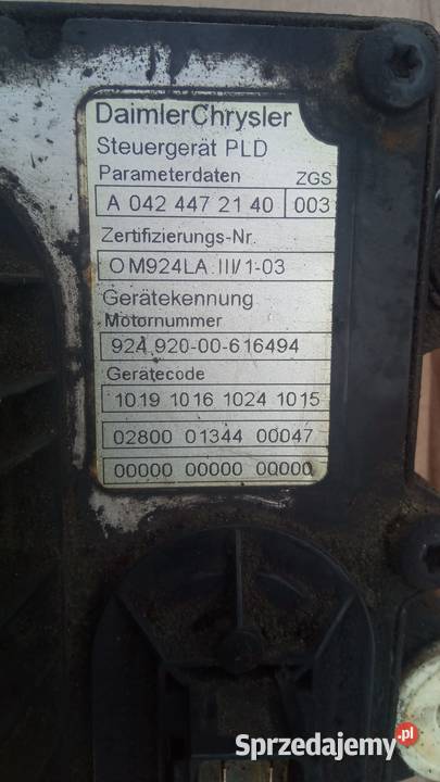Komputer sterownik silnika OM924LA ATEGO 822 220 Rzędowice sprzedam
