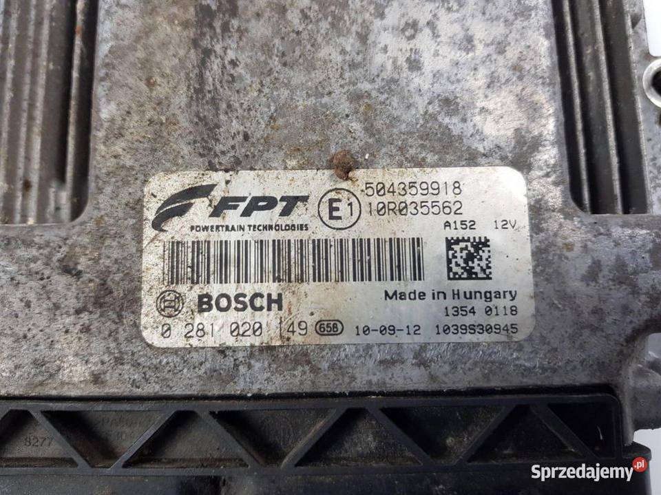 KOMPUTER SILNIKA ECU IVECO DAILY 0281020149 Lipno