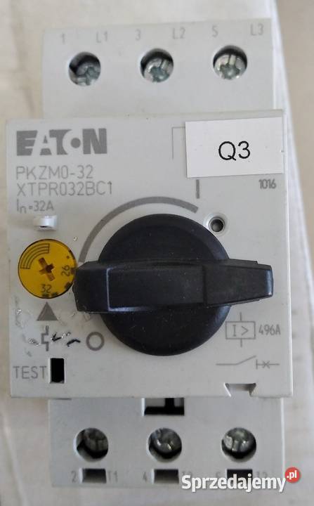 Wyłączniki silnikowe Eaton 32A Siemens 3036A Włączniki i ściemniacze Maniowy sprzedam