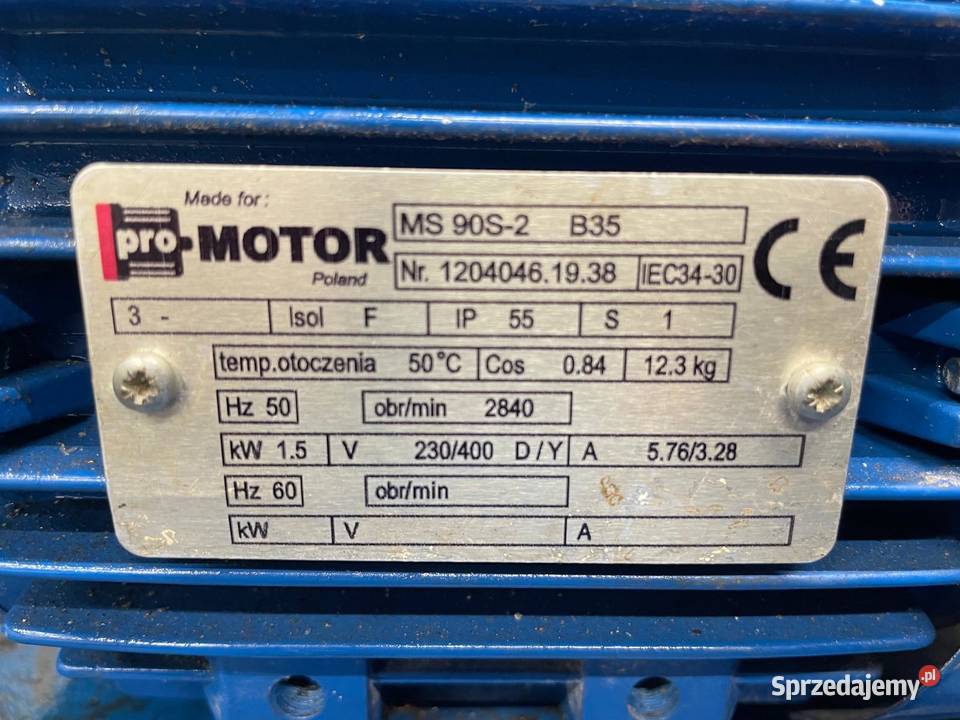Ms 90s2 b35 Silnik elektryczny 15 kW Tarnów