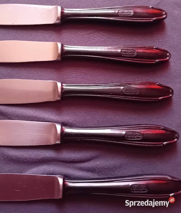 Zestaw sztućców Gerlach z bakelitowymi trzonkami Koźminek