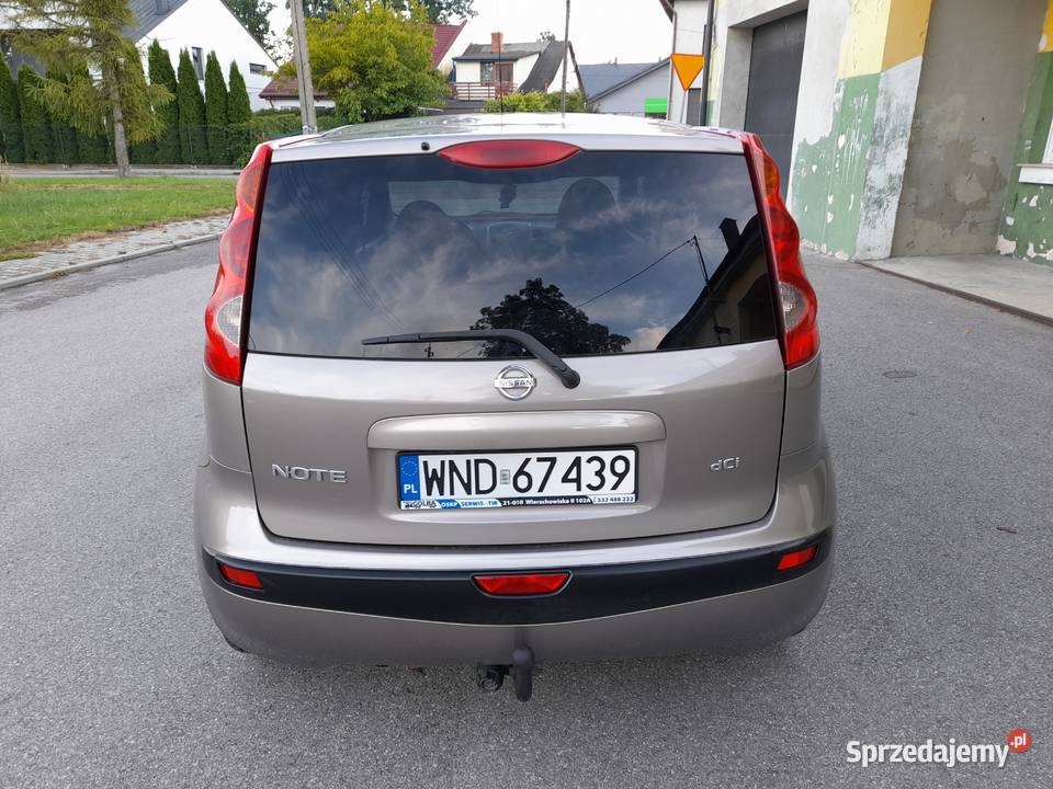 Nissan Note 15 dci zadbanyhakklima sprawna 246 nieuszkodzony Siedliszcze-Osada