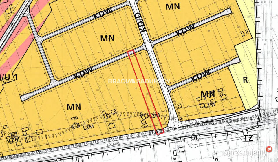Ogłoszenie działka Kraków 2372m2 180m