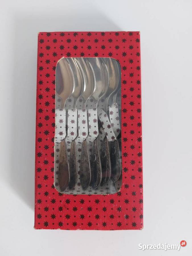 retro małe łyżeczki vintage 6 sztuk kuchnia Poznań