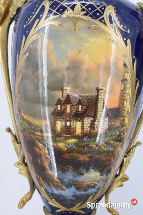 Piękny Zestaw Porcelanowy Waza Amfora Wazon Kraków