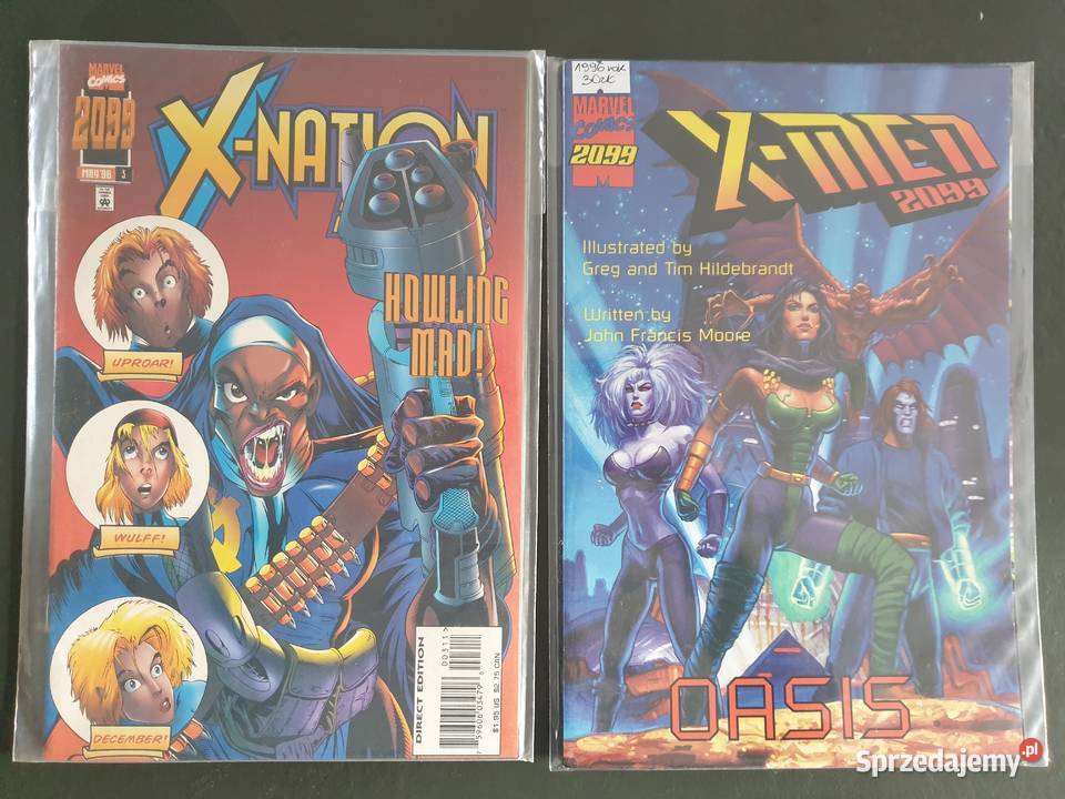 XMen 2099 i inne 14 oryginalnych komiksów Marvel Gdynia