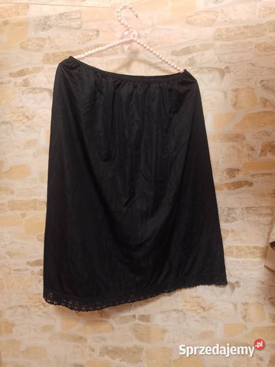 484XL Czarna półhalka halka z Londynu Rozmiar 4XL Kraków
