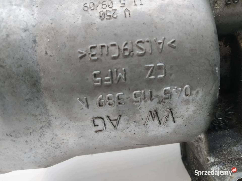 OBUDOWA FILTRA OLEJU 045115389K 20 TDI Skoda Rok produkcji 2009 świętokrzyskie
