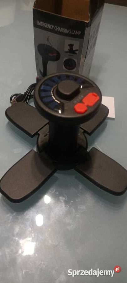 Lampa solarna kempingowa ogrodowa