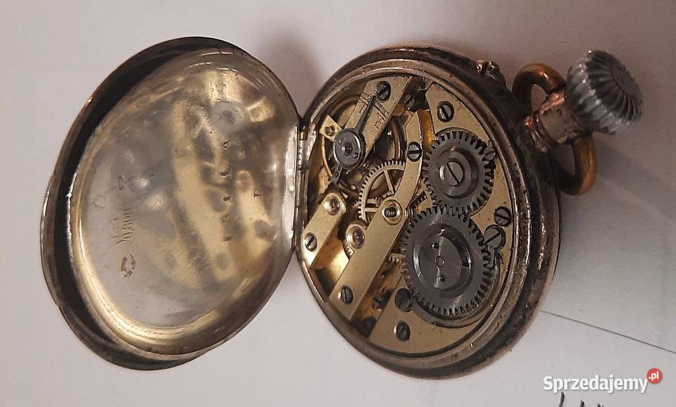 Stary Srebrny Zegarek Kieszonkowy III Gliwice