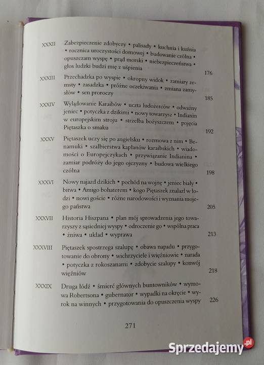 PRZYPADKI ROBINSONA CRUSOE Daniel Defoe Proza i poezja podlaskie Hajnówka