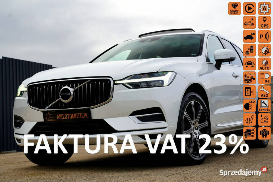 Volvo XC 60 INSCRIPTION panorama HEAD UP kamera przyciemniane szyby Otmuchów