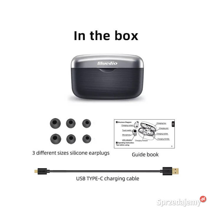 NOWE słuchawki bluetooth TWS aptX dźwięk HiFi Rzeszów