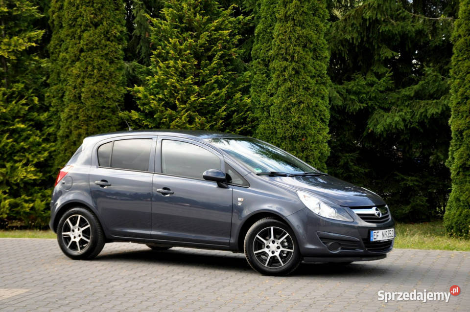Opel Corsa 12i70WelurKlimatronikGrzana elektryczne lusterka Ostrów Mazowiecka